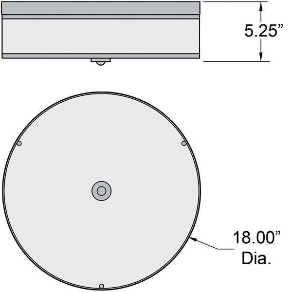 Mia, LED Flush Mount, Brushed Steel Finish, Acrylic Lens Fabric